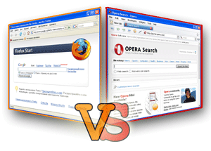 Firefox vs Opera